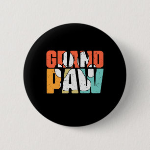 Grandfather Quotes   Grandpaw Dog 6 Cm Round Badge