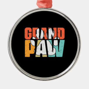 Grandfather Quotes   Grandpaw Dog Metal Tree Decoration