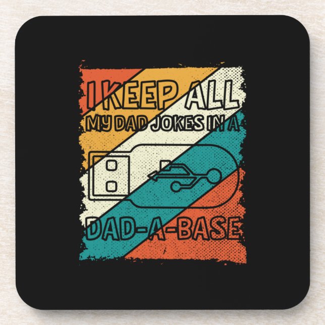 Grandfather Quotes | I Keep All My Dad Coaster (Front)