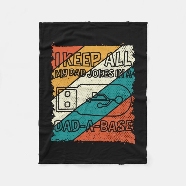 Grandfather Quotes | I Keep All My Dad Fleece Blanket (Front)