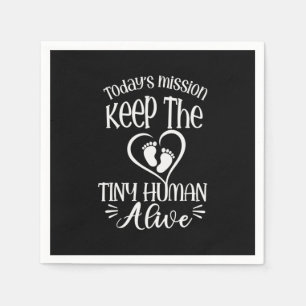 Grandfather Quotes   Keep The Tiny Human Alive Napkin