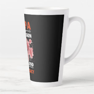Grandfather Quotes   Papa And Grandson Latte Mug