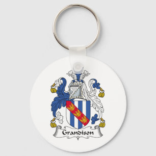 Grandison Family Crest Key Ring