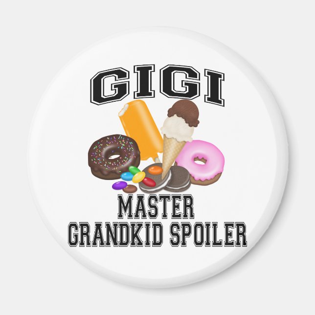Grandkid Spoiler Gigi Magnet (Front)