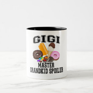 Grandkid Spoiler Gigi Two-Tone Coffee Mug