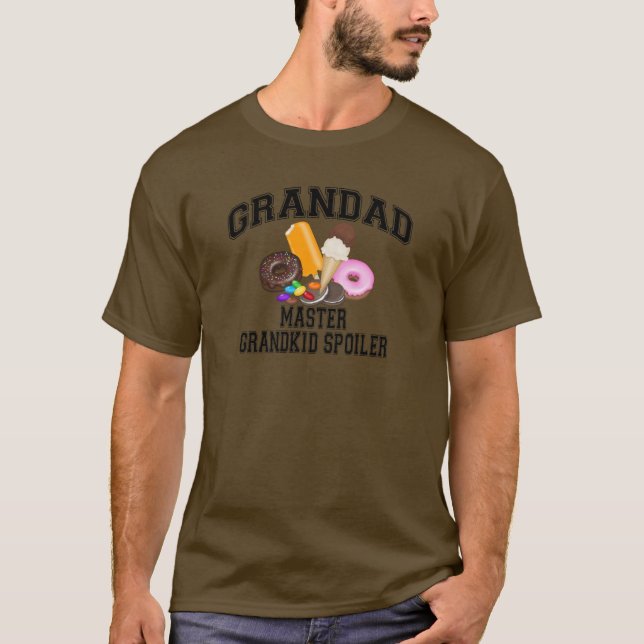 Grandkid Spoiler Grandad T-Shirt (Front)