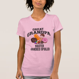 Grandkid Spoiler Great Grandpa T-Shirt