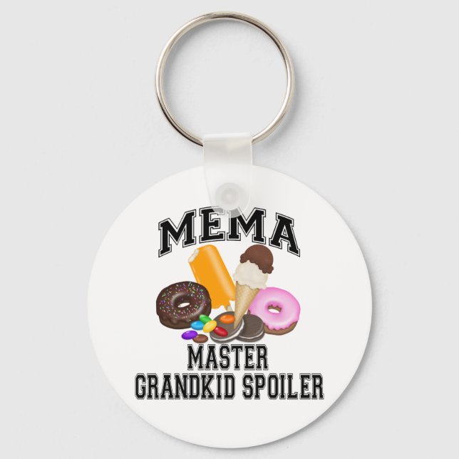 Grandkid Spoiler Mema Key Ring (Front)