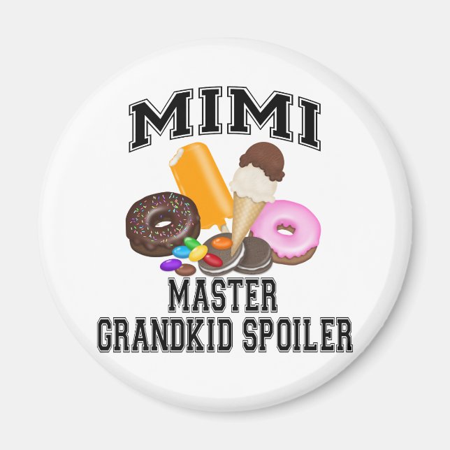 Grandkid Spoiler Mimi Magnet (Front)