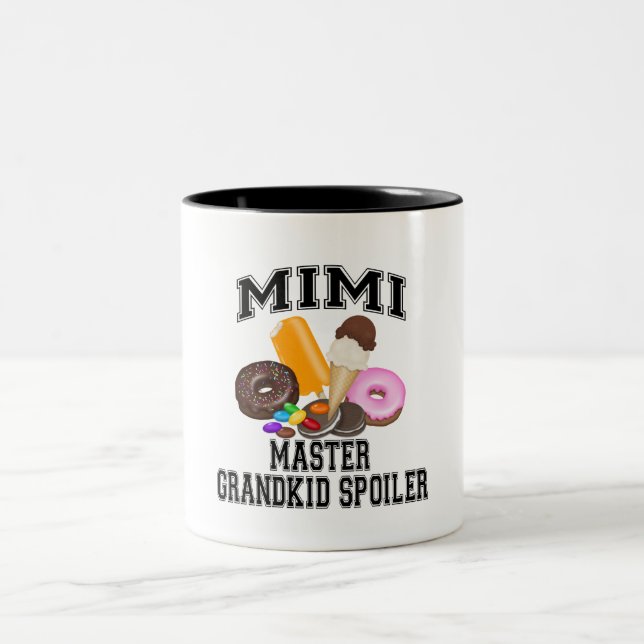 Grandkid Spoiler Mimi Two-Tone Coffee Mug (Center)