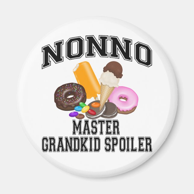 Grandkid Spoiler Nonno Magnet (Front)