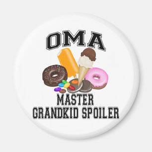 Grandkid Spoiler Oma Magnet
