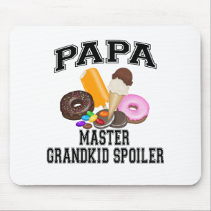 Grandkid Spoiler Papa Mouse Pad