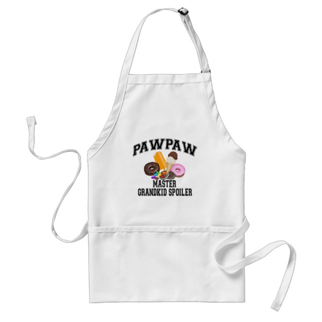 Grandkid Spoiler PawPaw Standard Apron (Front)