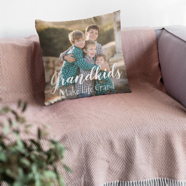 Grandkids Make Life Grand Cushion (Creator Uploaded)