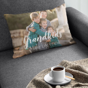 Grandkids Make Life Grand Decorative Cushion