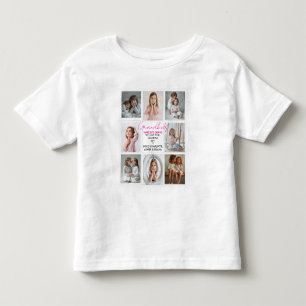 Grandkids Make Life Grand Grandma 8-Photo Custom  Toddler T-Shirt