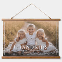 Grandkids Make Life Grand Grandparent Gift Photo