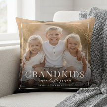 Grandkids Make Life Grand Grandparents Gift Photo