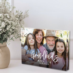 Grandkids Make Life Grand Photo Block