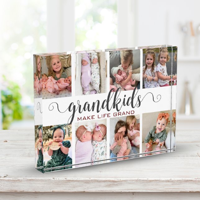Grandkids Make Life Grand Photo Grandparent Gift (Grandkids Make Life Grand Photo Grandparent Gift)