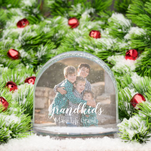 Grandkids Make Life Grand Snowglobe