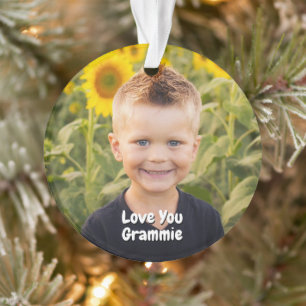Grandkids Photo Ornament Keepsake For Grandparents