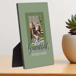 Grandkids Spoiled Here Grandparent Photo Template Plaque