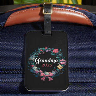Grandma 2025 For New Grandmother Gift Luggage Tag