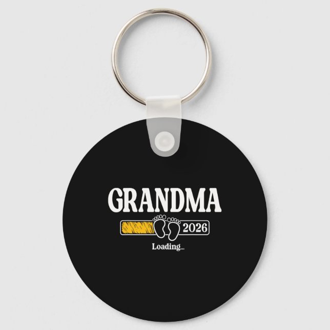 Grandma 2026 Loading Grandma Est. 2026, New Grandm Key Ring (Front)