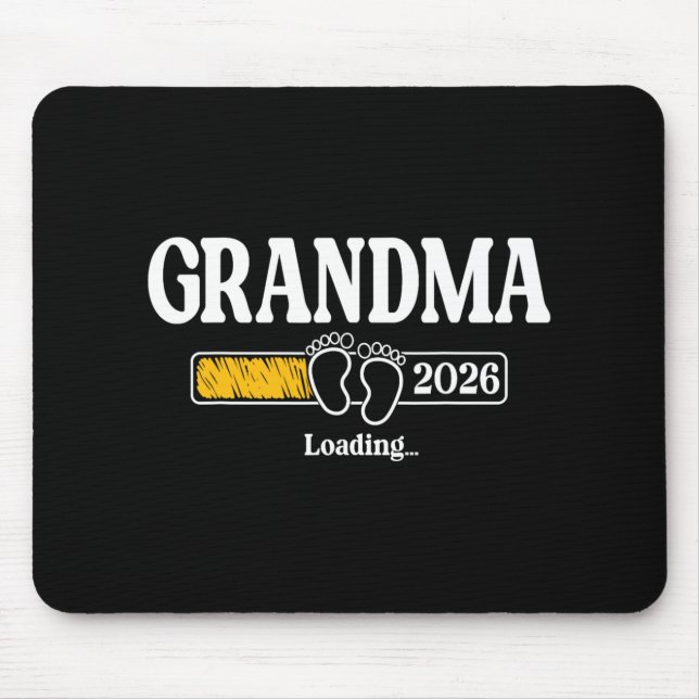 Grandma 2026 Loading Grandma Est. 2026, New Grandm Mouse Pad (Front)