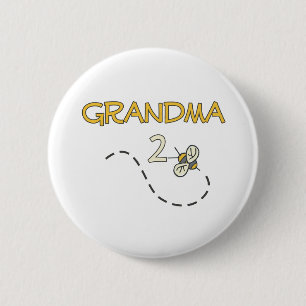 Grandma 2 Bee 6 Cm Round Badge