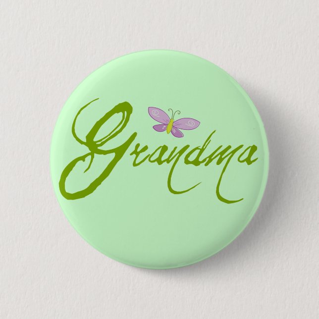 Grandma 6 Cm Round Badge (Front)