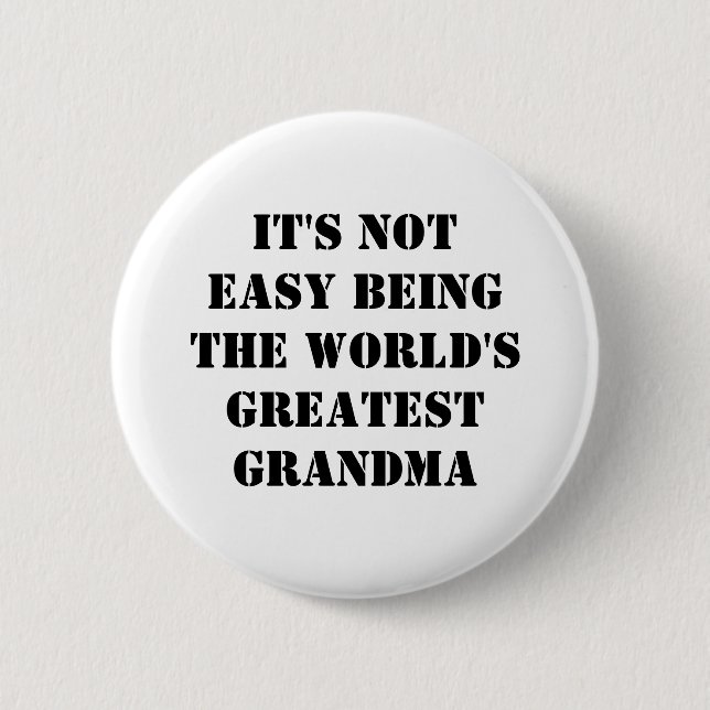 Grandma 6 Cm Round Badge (Front)