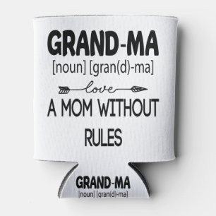Grandma A Mum Without Rules Mothers Day 2021 Can Cooler