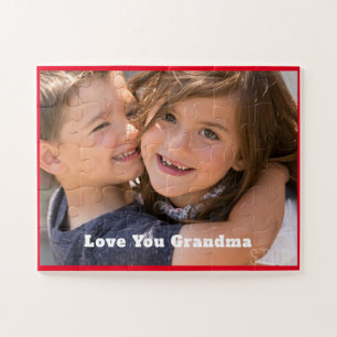 Grandma Add Your Photo Personalised Jigsaw Puzzle