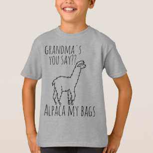 grandma Alpaca my bags T-Shirt