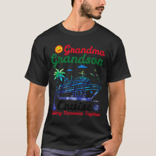 Grandma and grandson 2026 cruise making memories T-Shirt