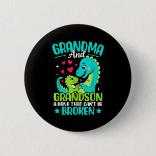 Grandma And Grandson A Bond That Can't Be Broken D 6 Cm Round Badge