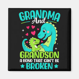 Grandma And Grandson A Bond That Can't Be Broken D Magnet