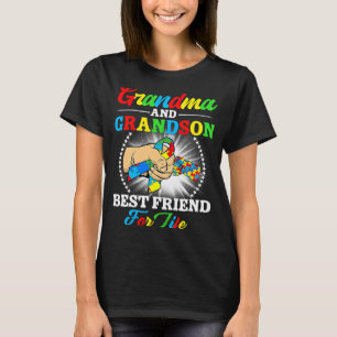 Grandma And Grandson Best Friend For Life Autism A T-Shirt