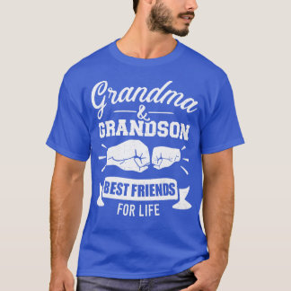 Grandma and grandson best friends for life T-Shirt