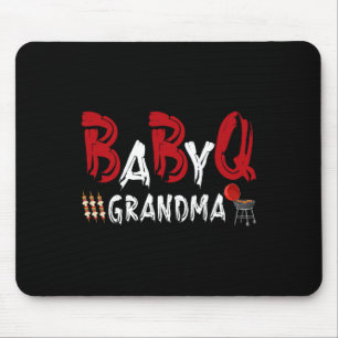 Grandma Baby Bbq Mouse Pad