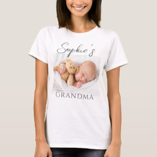 Grandma Baby Photo T-Shirt