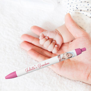 Grandma Baby's Photo Personalised    Black Ink Pen