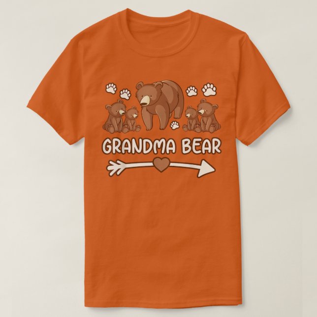 grandma bear 4 cubs shirts, grandma bear shirt wom (Design Front)