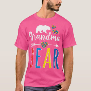 Grandma Bear Autism Awareness Shirt Love Support W