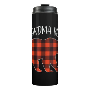 Grandma Bear Christmas Thermal Tumbler