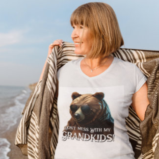 Grandma Bear "Don't Mess With My Grandkids" T-Shirt