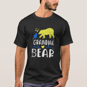 Grandma Bear Family Matching Down Syndrome Awarene T-Shirt